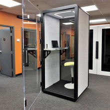 Load image into Gallery viewer, Office Phone Booth 'Richmond S'. Made in Vancouver, Canada. Available in USA. No room for distraction.