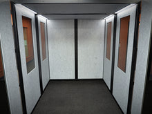 Load image into Gallery viewer, Meeting room office pod 'Tilbury XL' interior without furniture. Made in Canada for the USA.