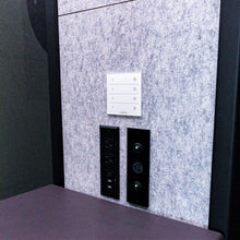 Load image into Gallery viewer, Meeting pod. &#39;Delta L&#39; Office Pod. Outlet and switch panel.
